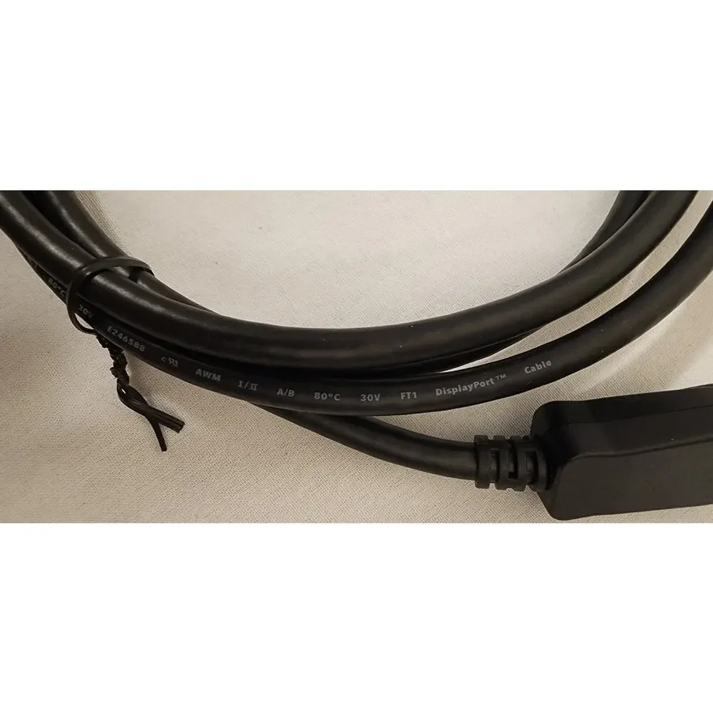 HOTRON DisplayPort Cable M to M - 6Ft. - New - Free USA Shipping